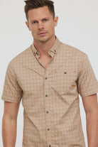 Chemises DIMIO MC Argile beige
