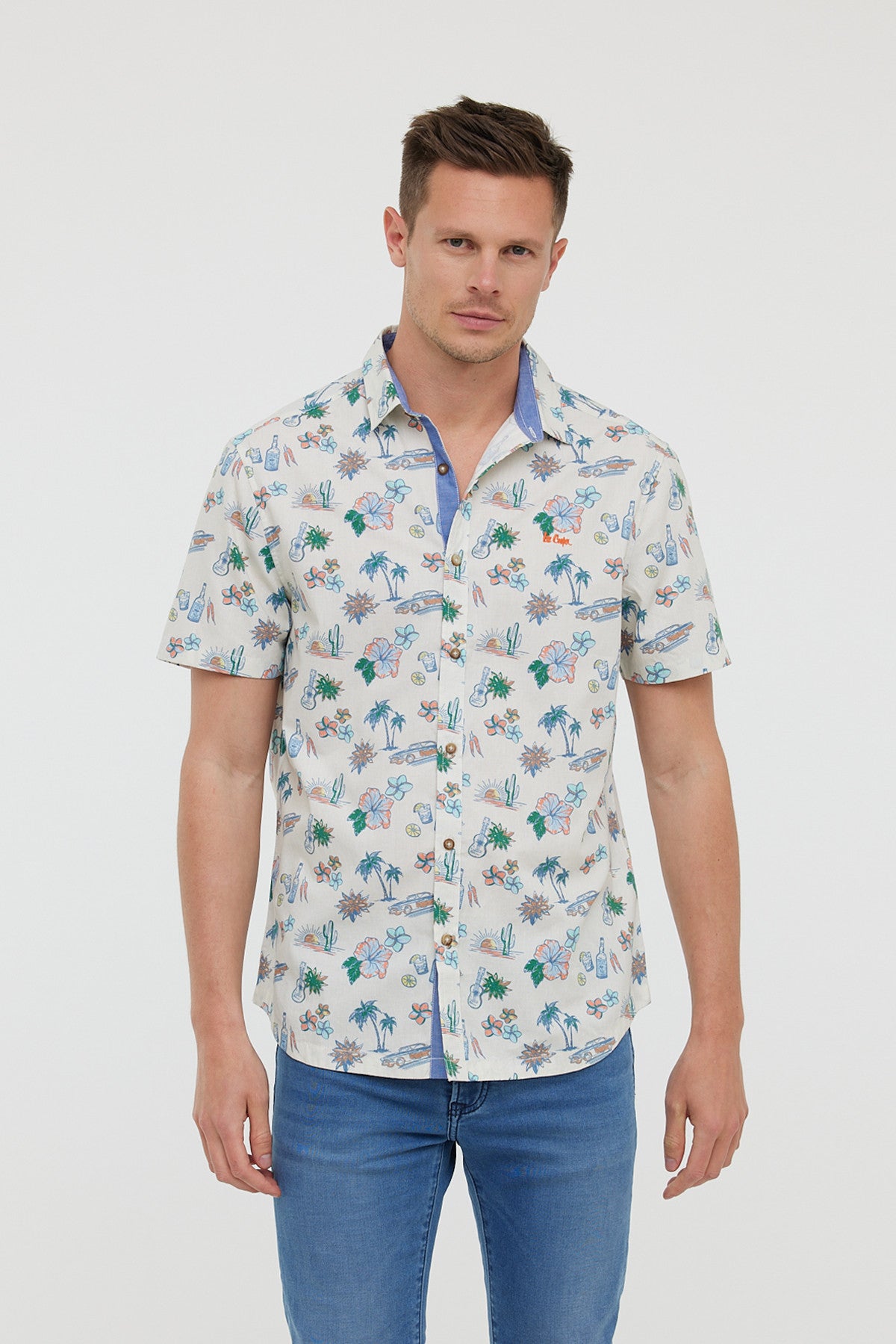 Chemises DIEGO MC Vanille