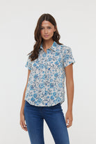 Chemise DIMA MC Celadon blue