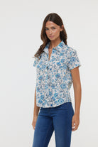 Chemise DIMA MC Celadon blue