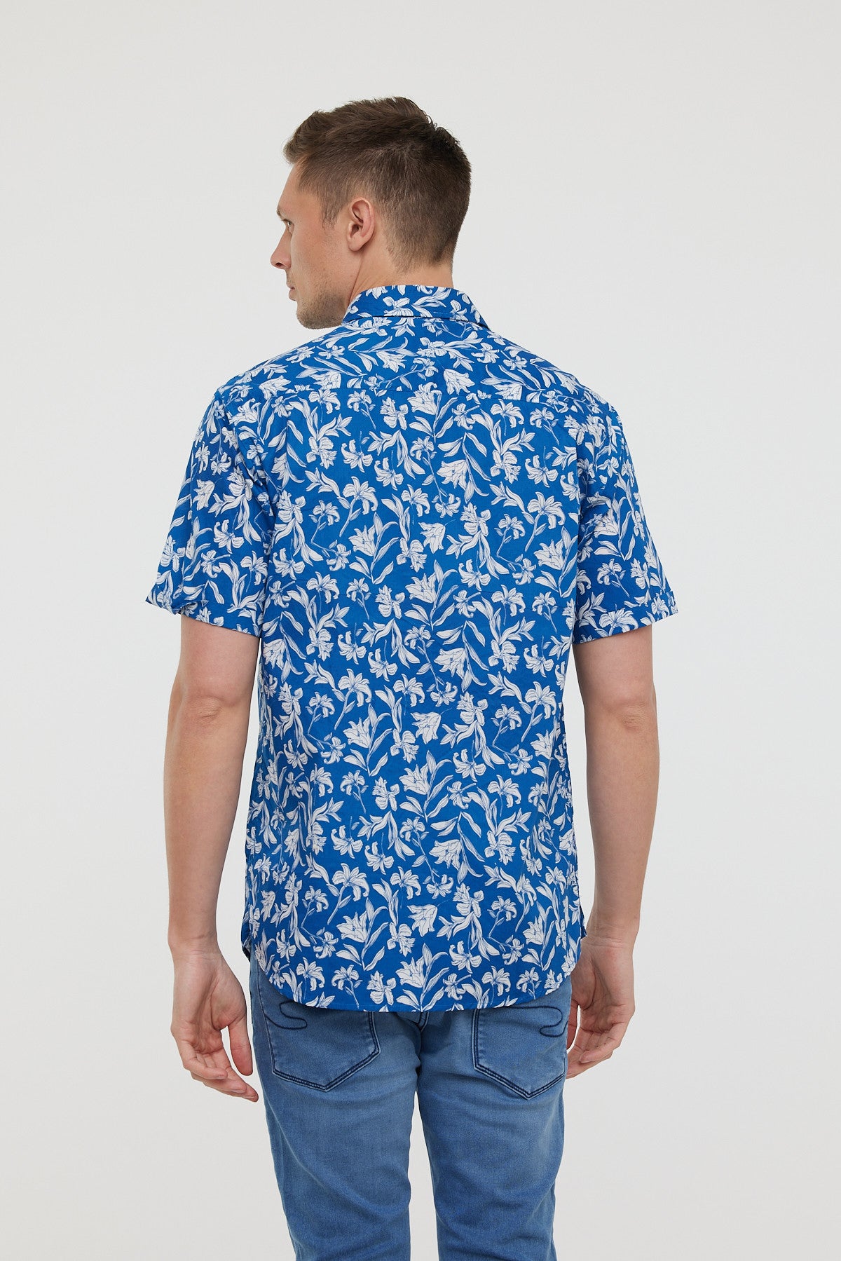 Chemises DIEZ MC Celadon blue
