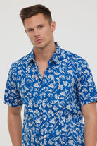 Chemises DIEZ MC Celadon blue