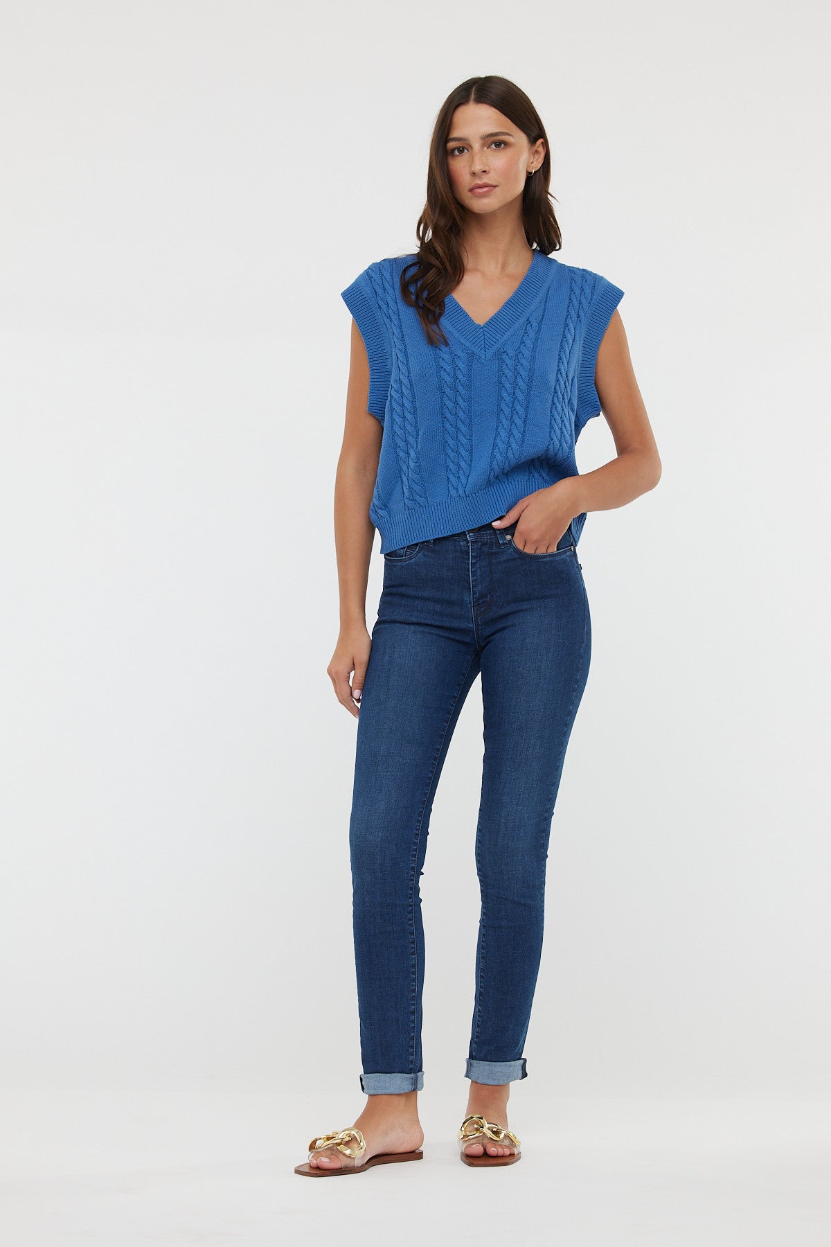 Jeans JANA Medium blue