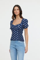 Top MORANE M Navy