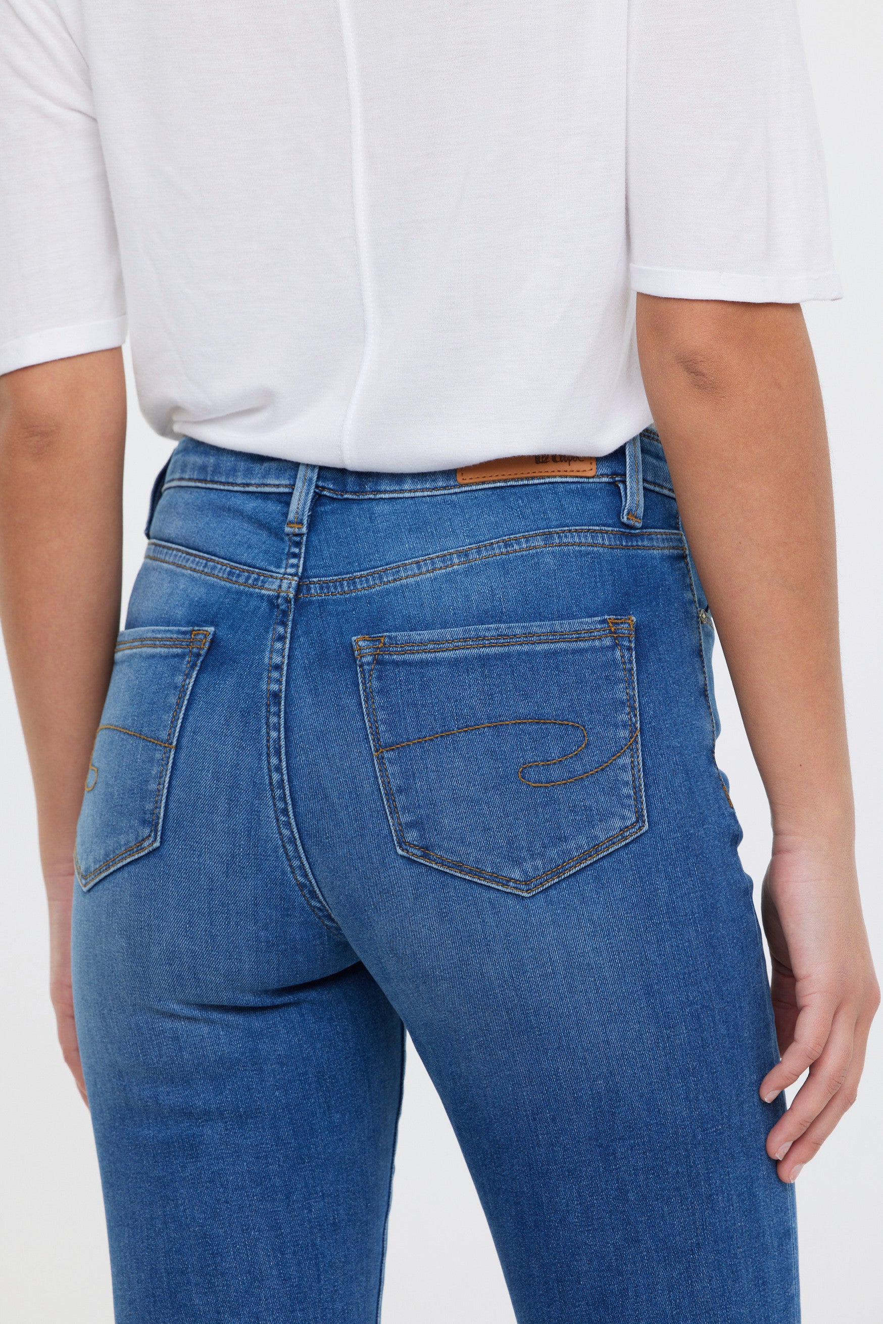 Jeans LC161 Medium blue brushed