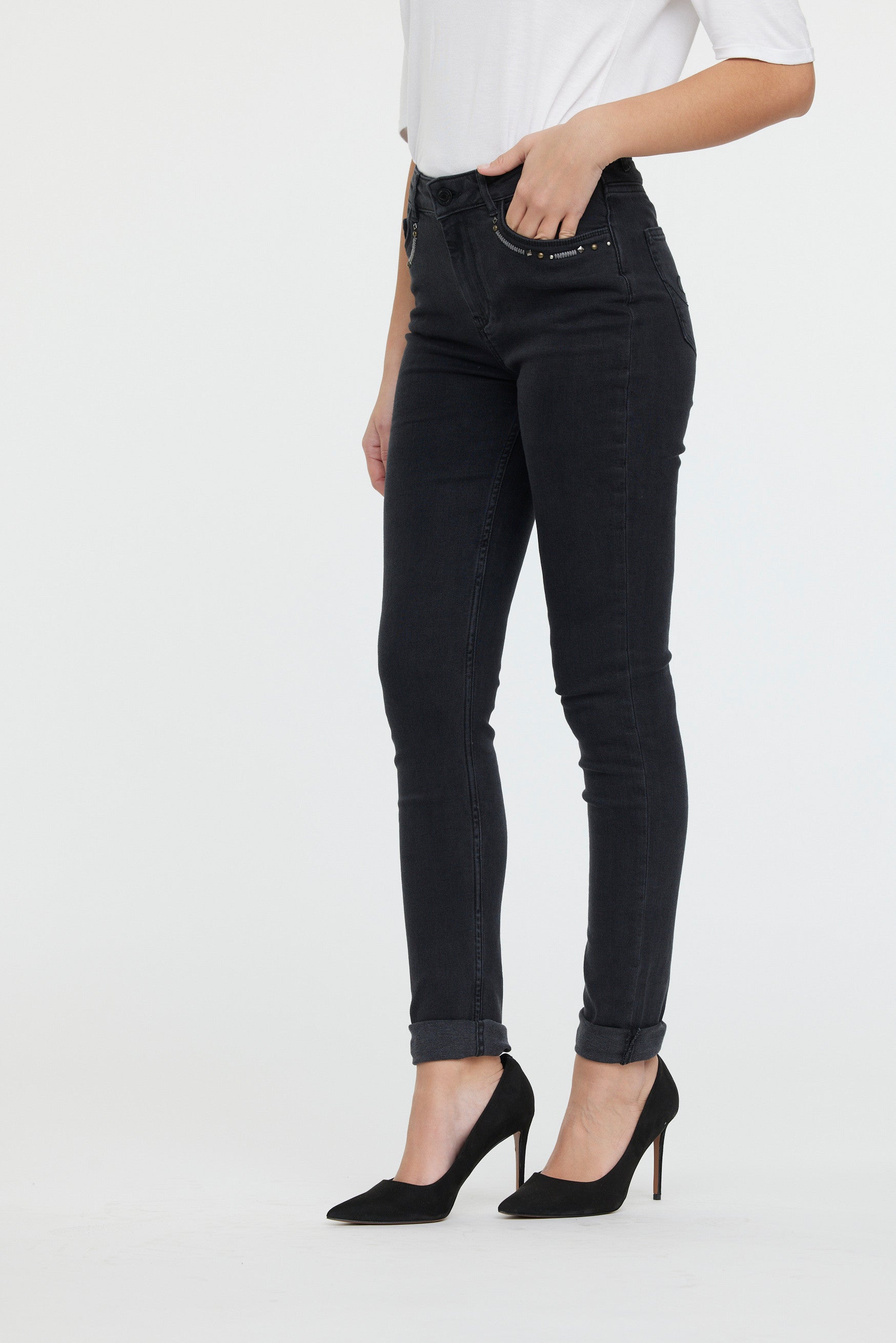 Jeans LC135 Black brushed