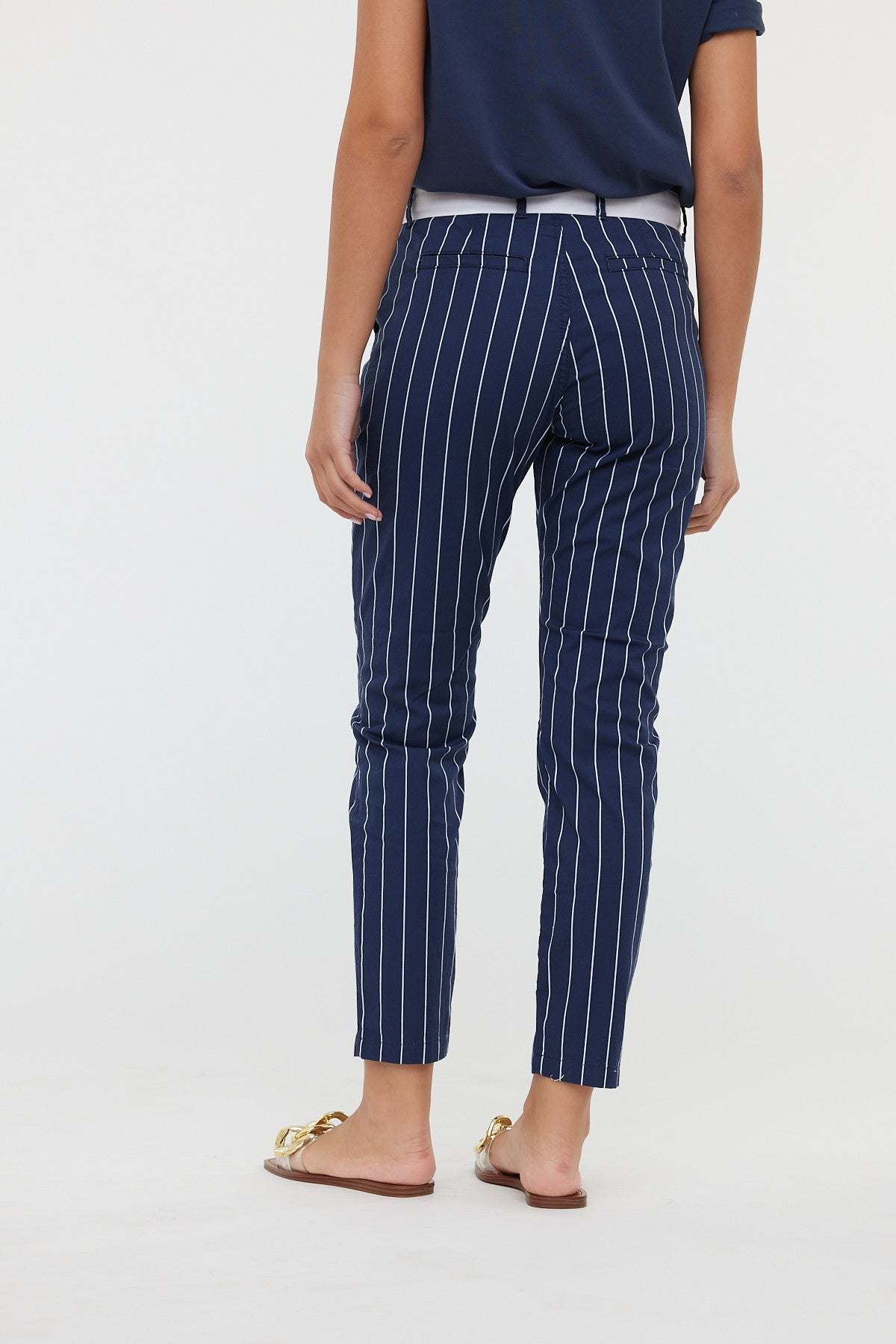 Pantalons JEMILA CR Navy / white