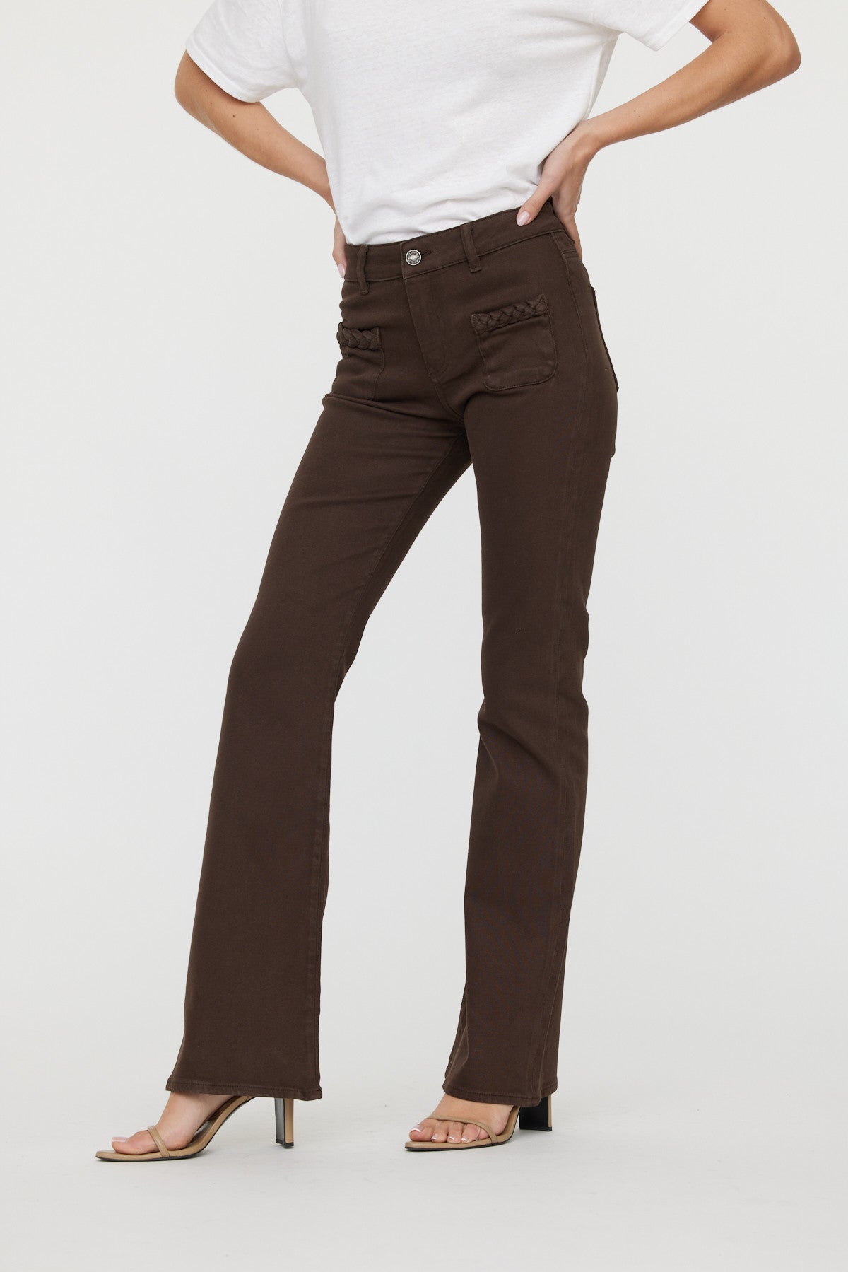 Pantalon Junelle Marron
