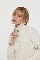 Pull col camioneur Chasia Ivory