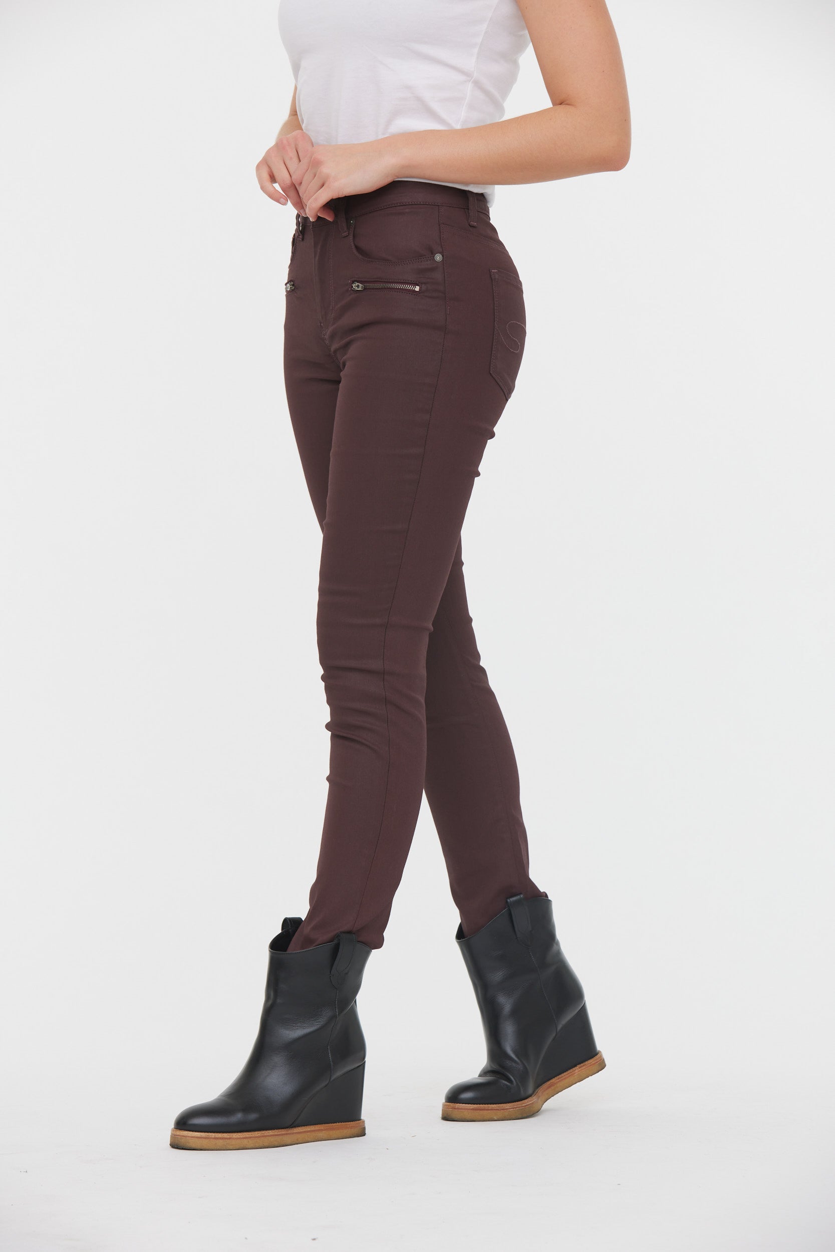 Pantalon LC135 Bordeaux Coatted