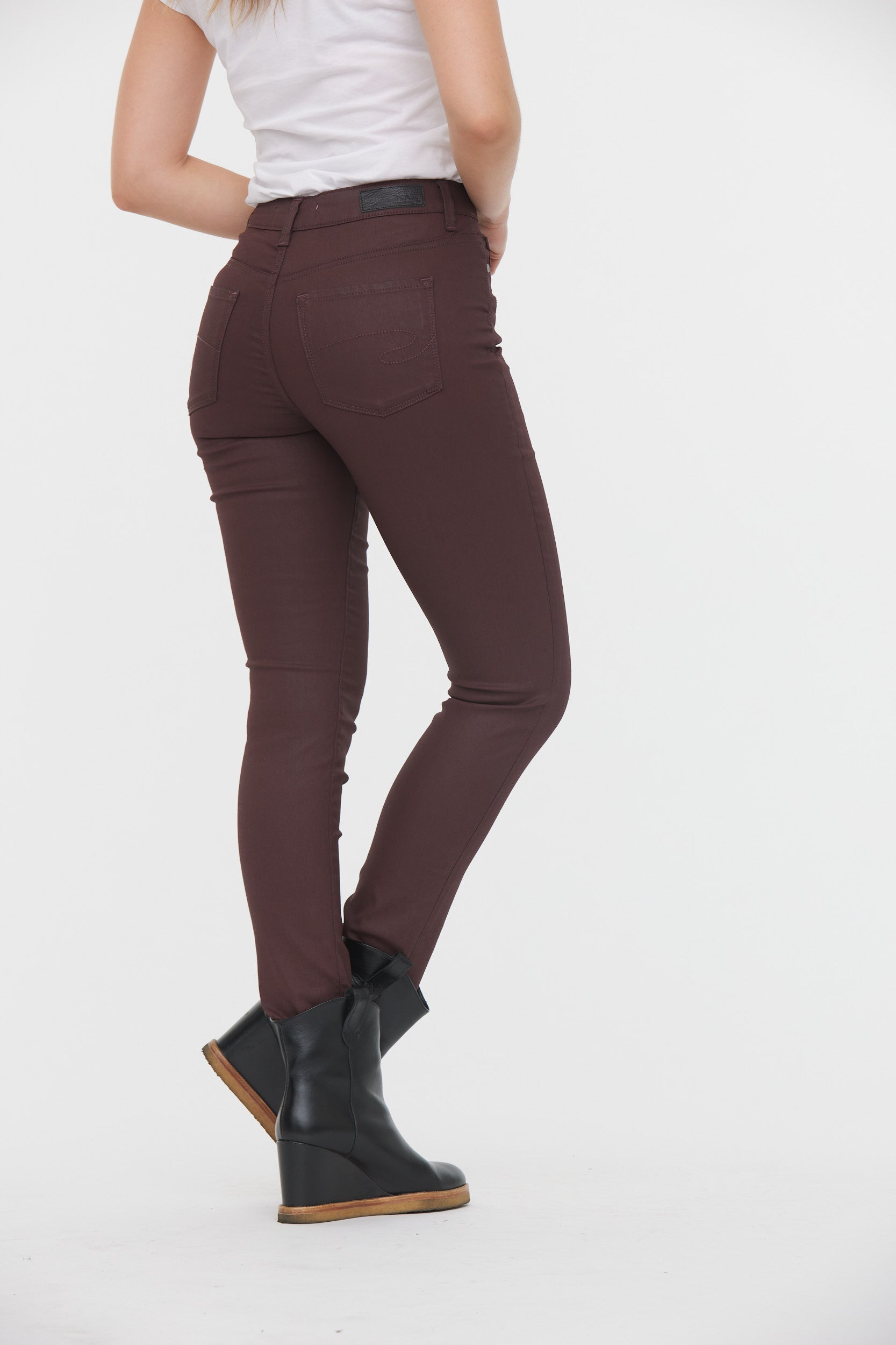 Pantalon LC135 Bordeaux Coatted