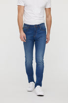 Jean LC128 Medium Blue Dirty