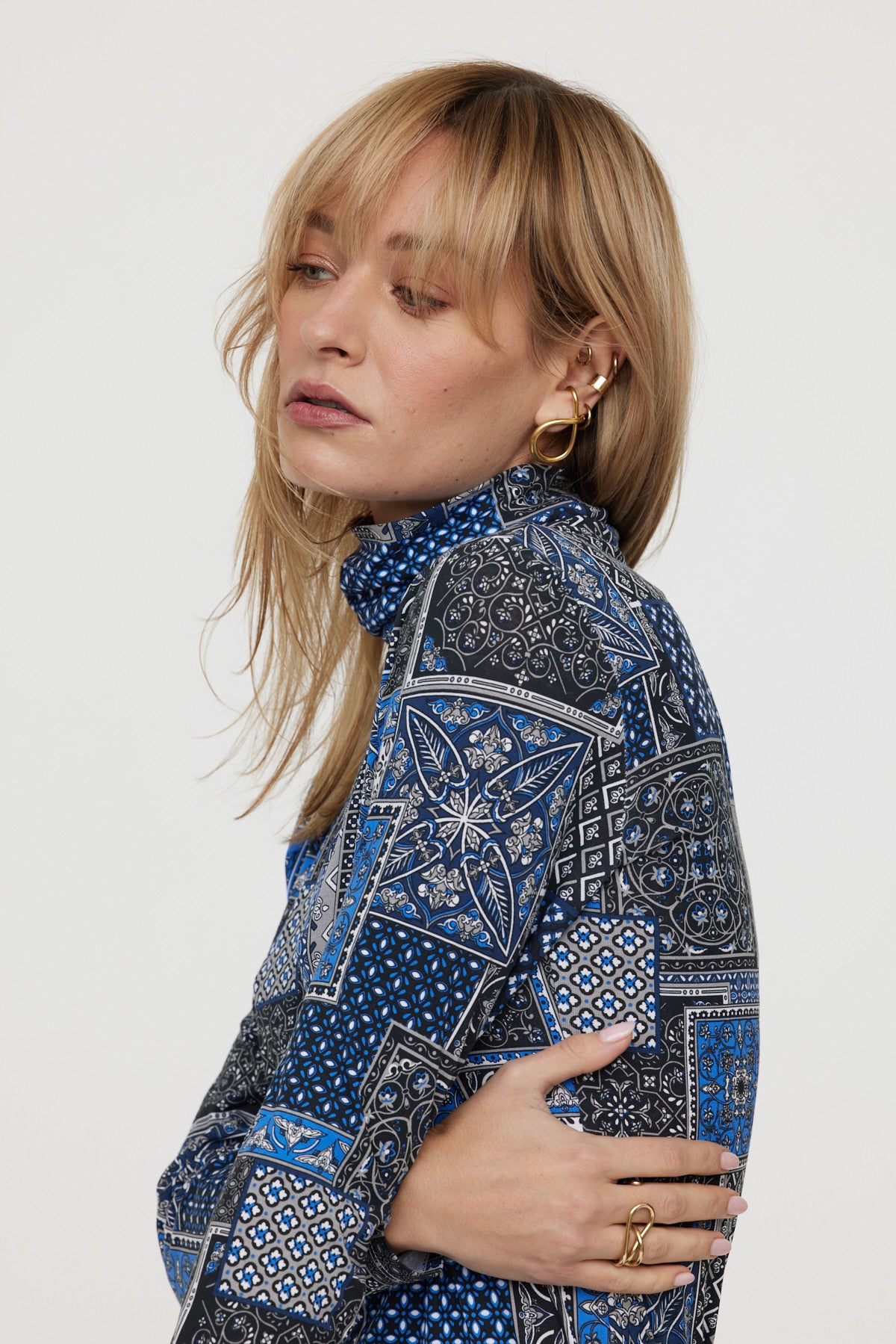 T-shirt Antia Majorelle Blue