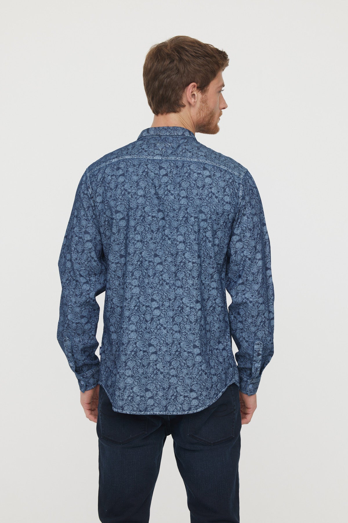 Chemise Dezine Gris Bleu