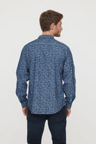 Chemise Dezine Gris Bleu