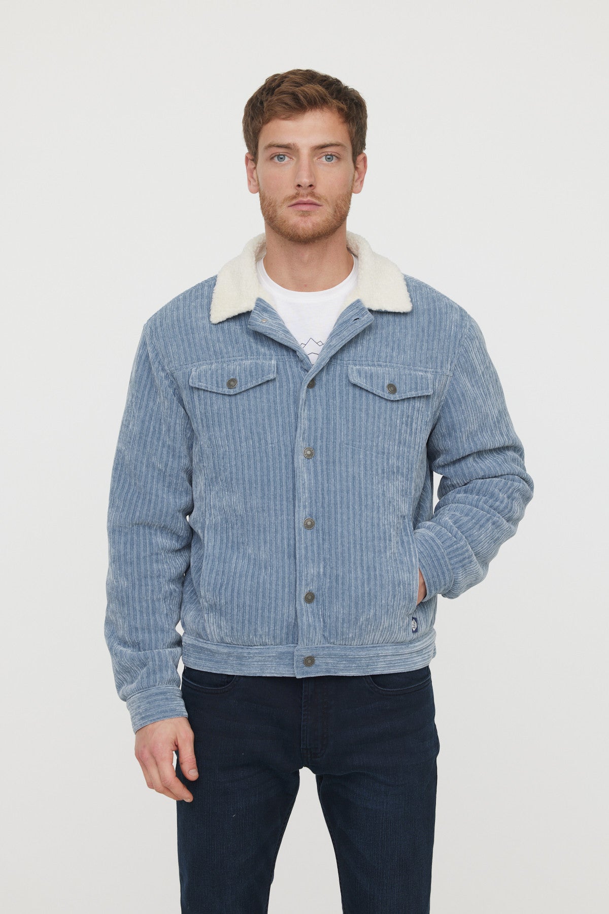 Veste Framy Gris Bleu