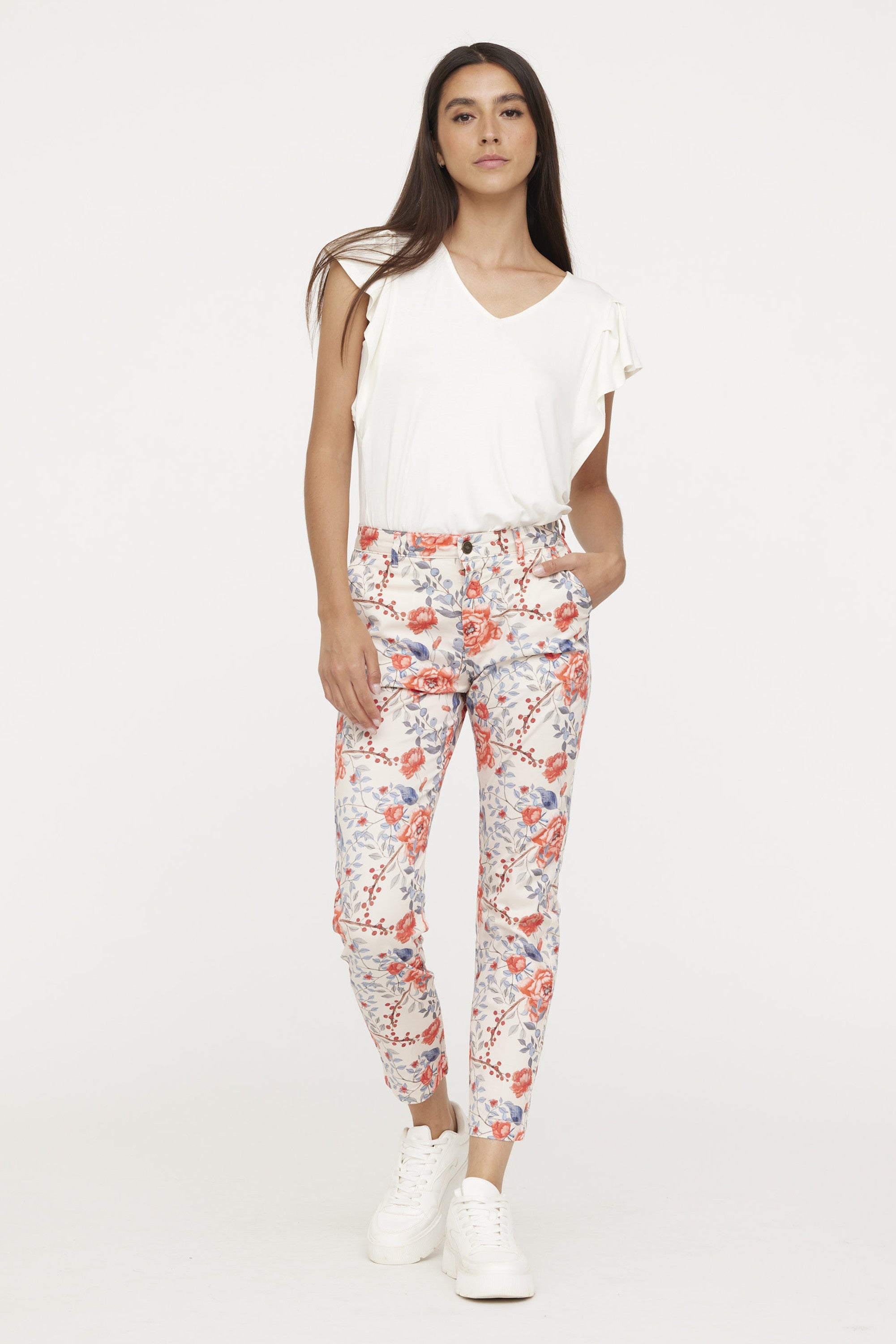 Pantalon JEMILA Cherry
