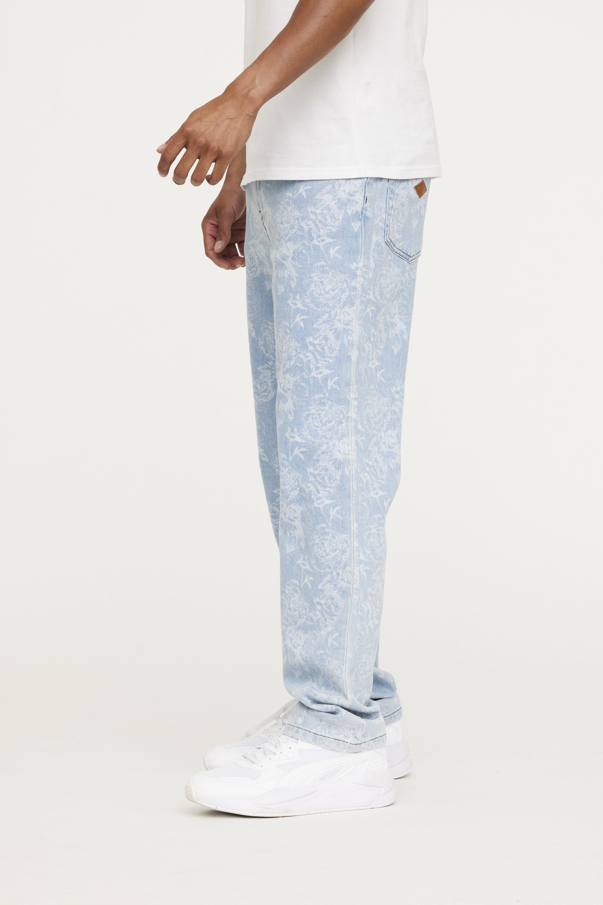 Jean LC118 Light Blue Flower