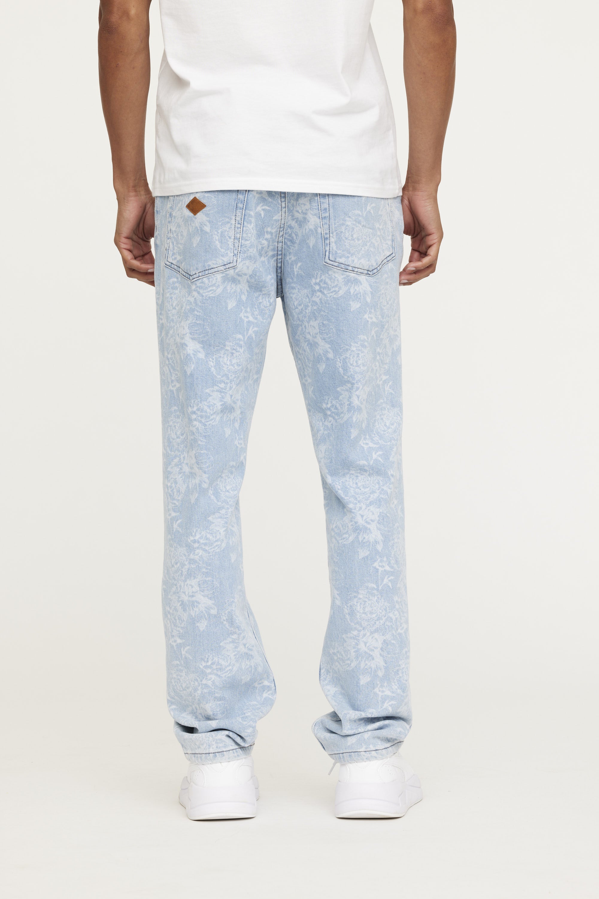 Jean LC118 Light Blue Flower