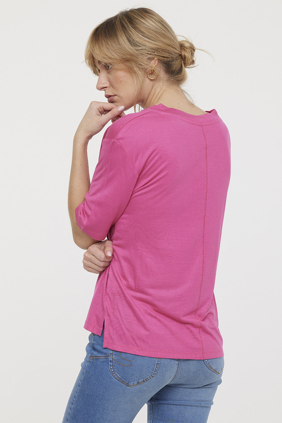 T-shirt ADOUNA Framboise