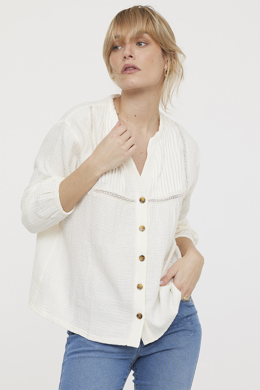 Blouse DIGNY Ivory