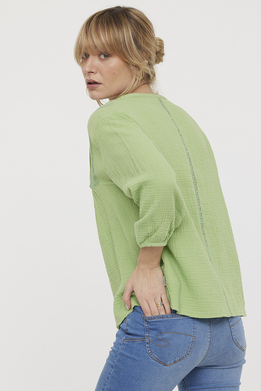 Blouse DIGNY Matcha