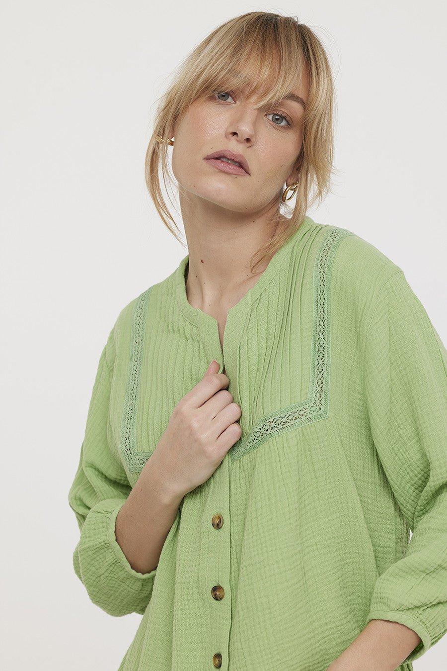 Blouse DIGNY Matcha