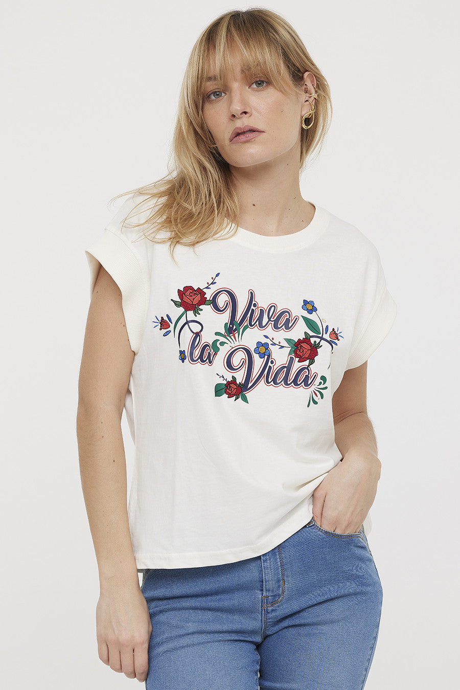 T-shirt AZINA Ivory