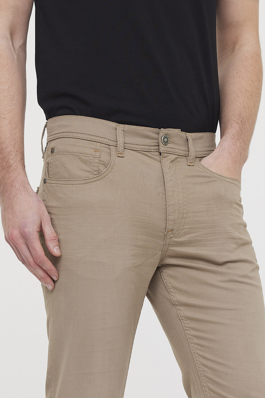 Pantalon LC122 Garment Dye Beige