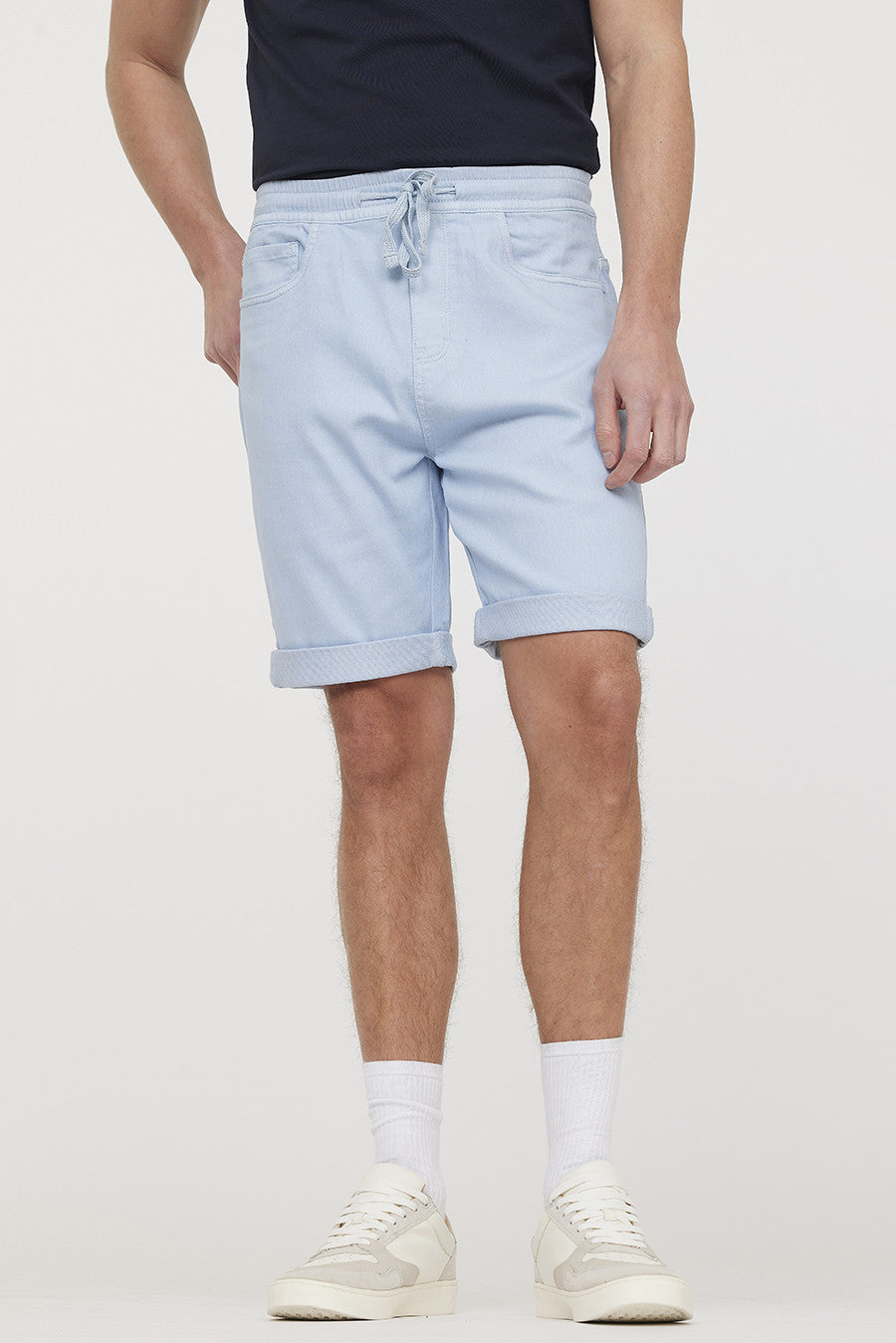 Short NAZRA Blue Grey