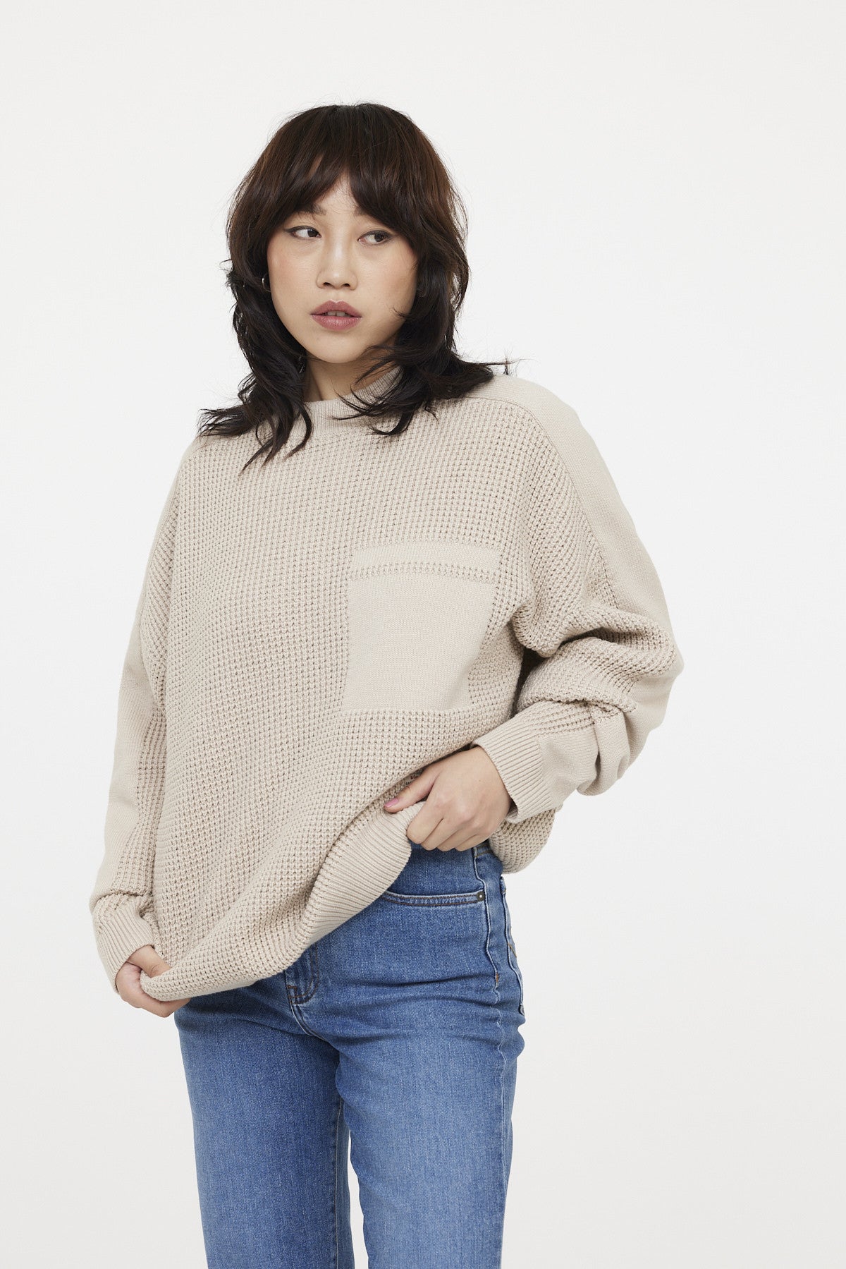 Pull CORALO Argile Beige