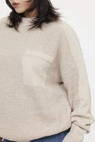 Pull CORALO Argile Beige