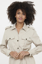 Robe LAMIKA Argile Beige
