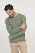 T-shirt AREO ML Kaki vert