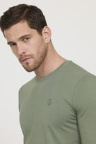 T-shirt AREO ML Kaki vert