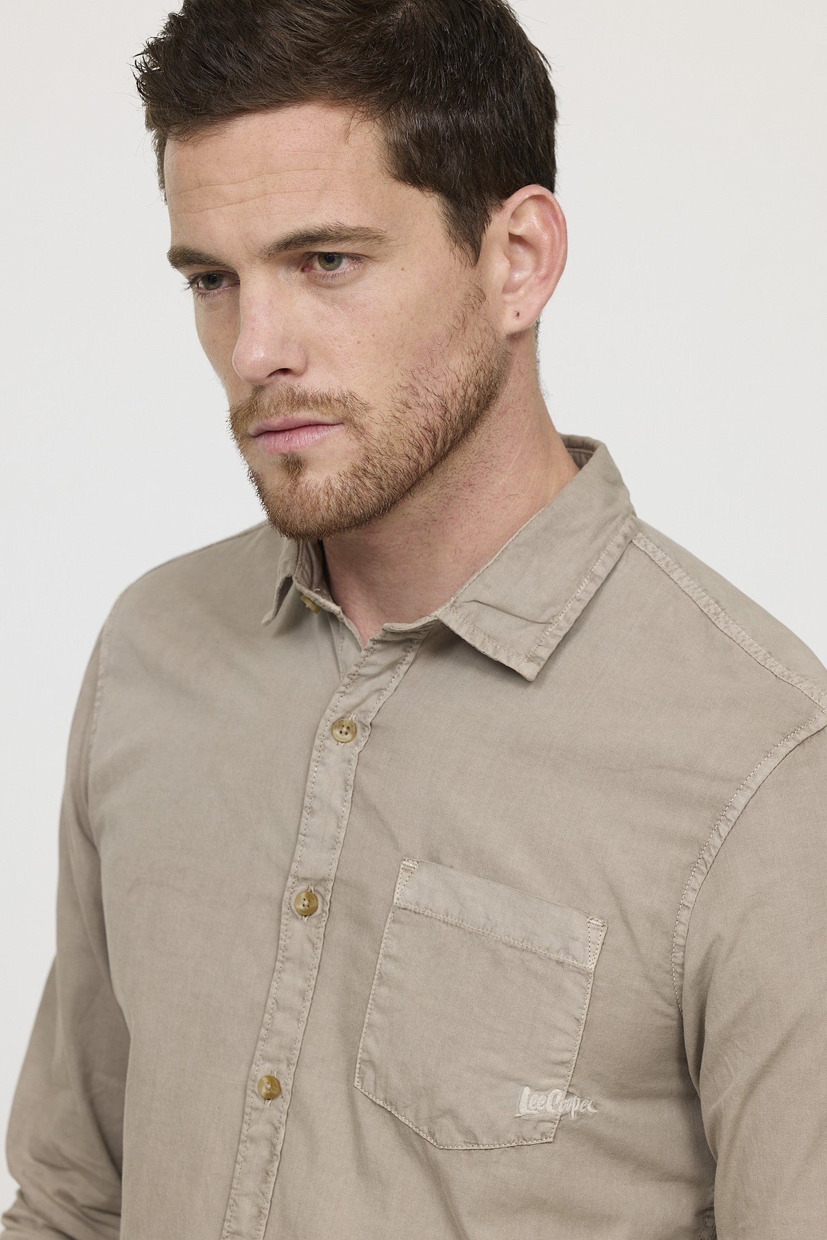Chemise DYE Brown