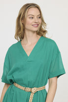 Robe LAGE Vert profond