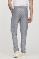Pantalon GLANCE Navy stripes