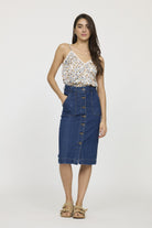 Jupe POEME Medium Blue