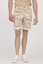 Short NARO AOP palmier marron