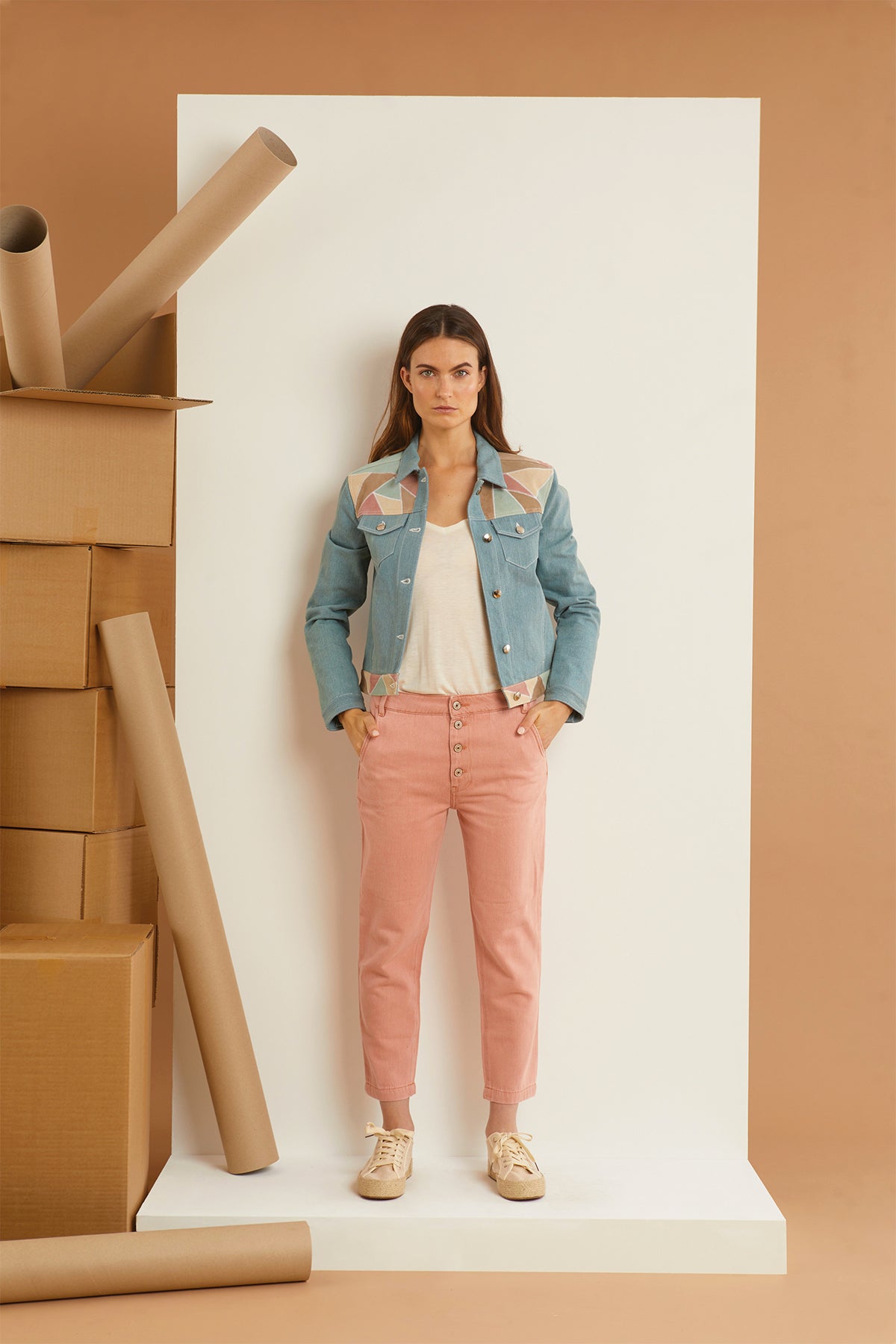 Pantalon JASMINE Argile