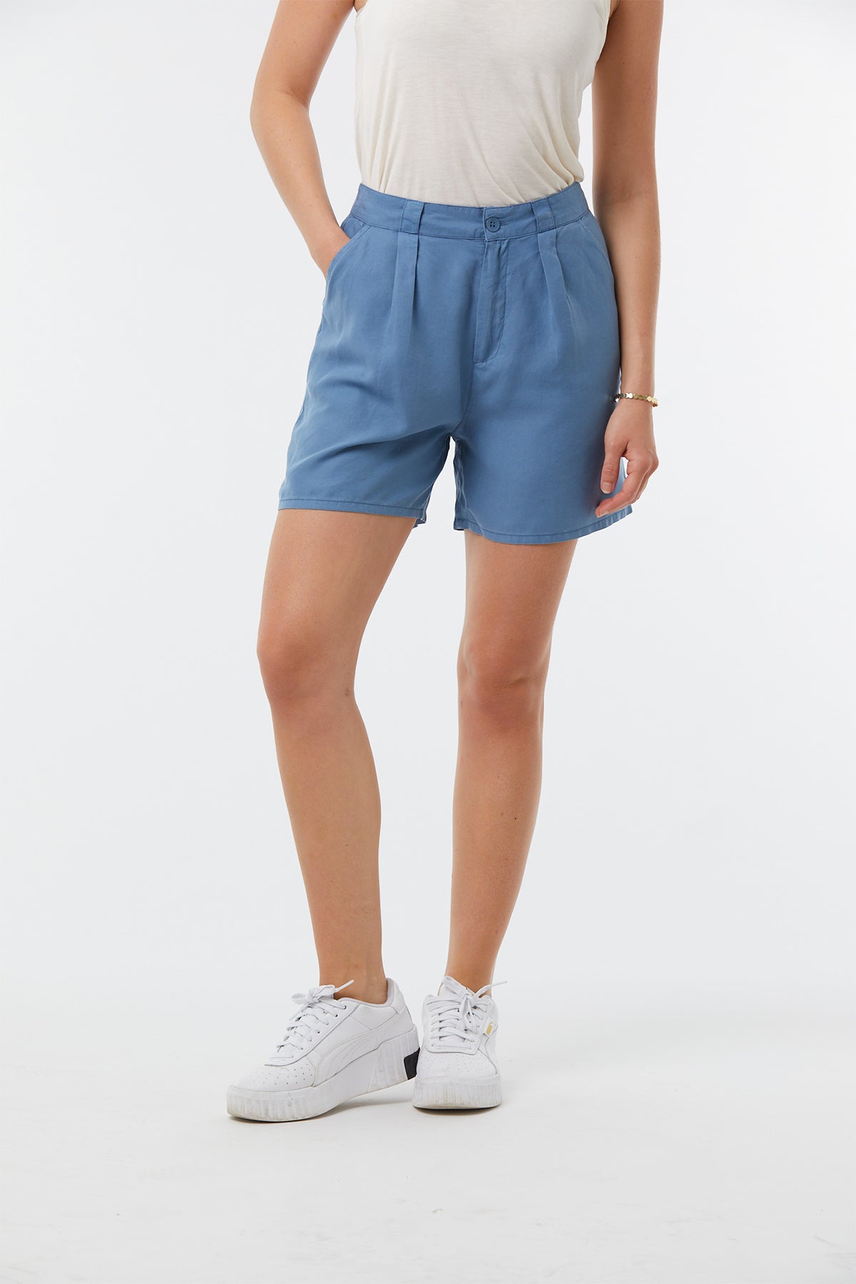 Short NALIA Grey Blue