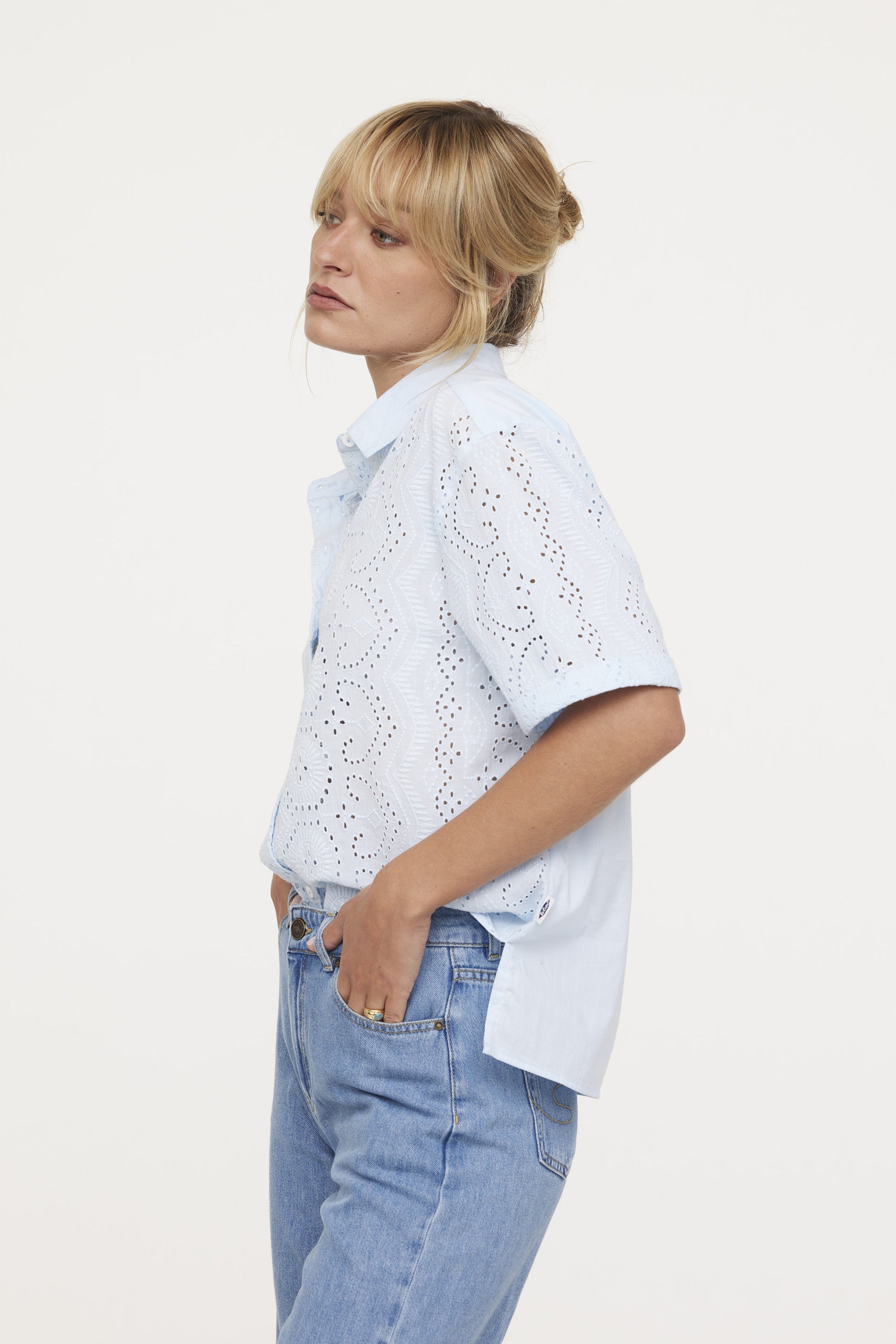 Chemise DAMA Blue Grey