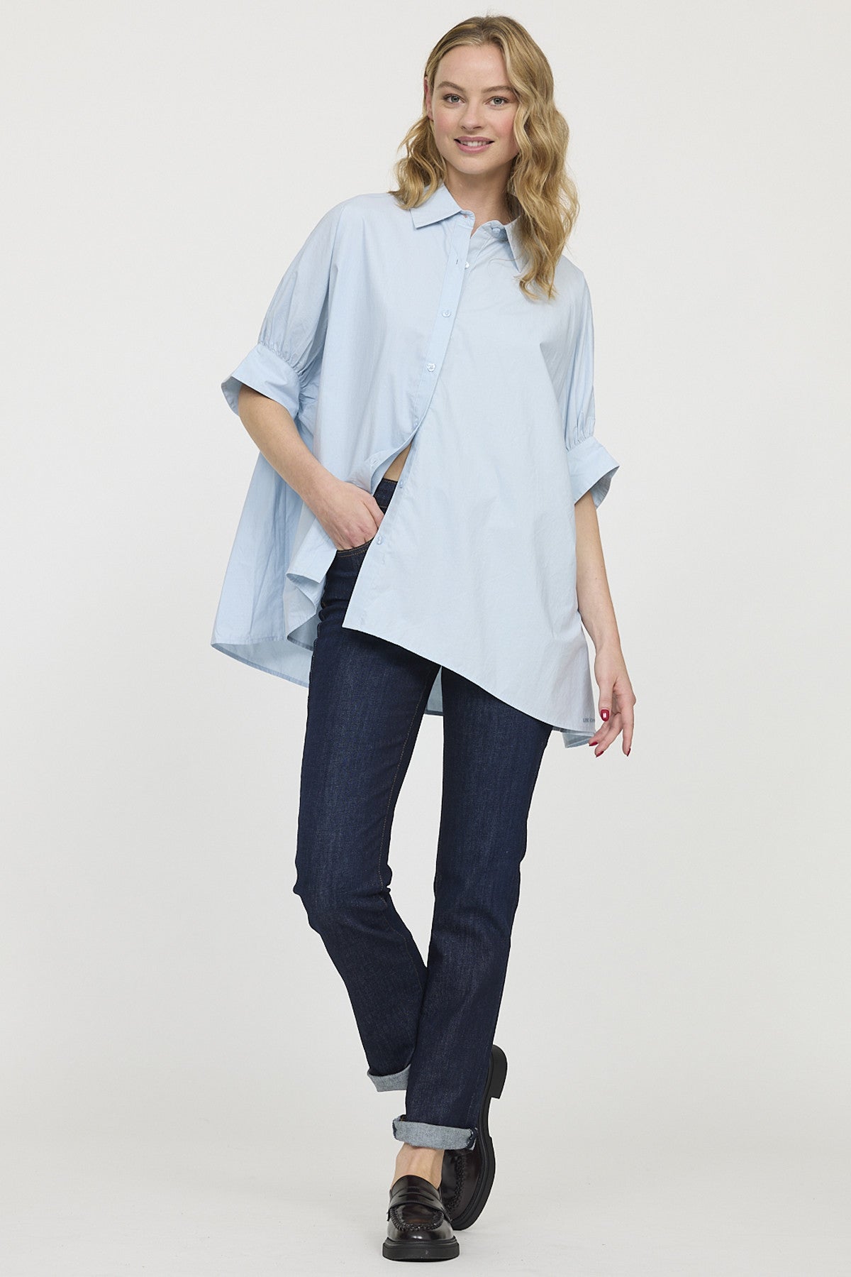 Chemise DAMSA Gris bleu