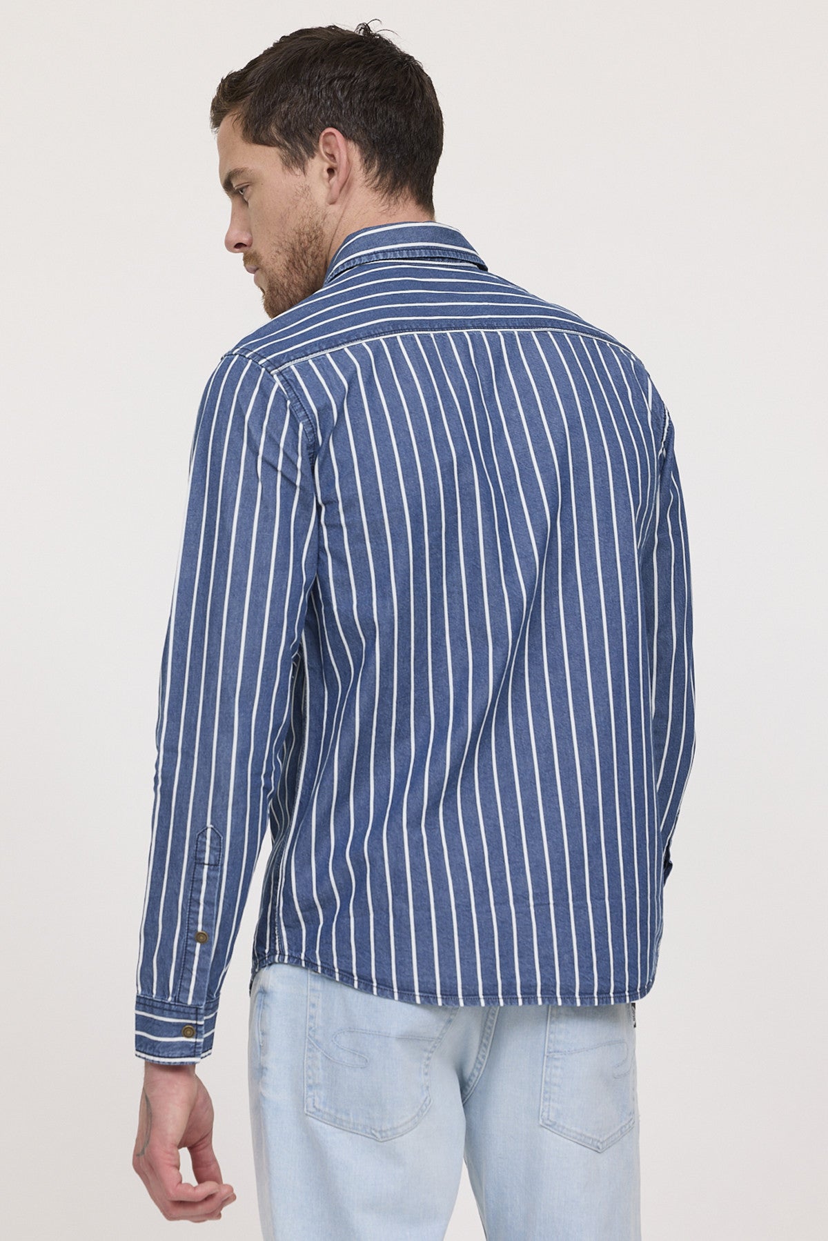 Chemise DARILE Medium blue stripes