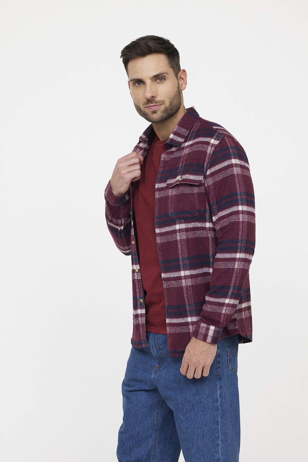 Chemise DESTU Red Wine