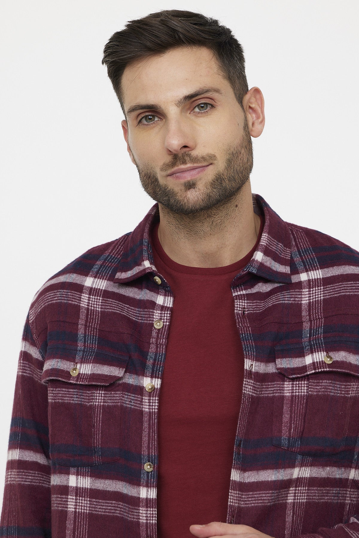 Chemise DESTU Red Wine