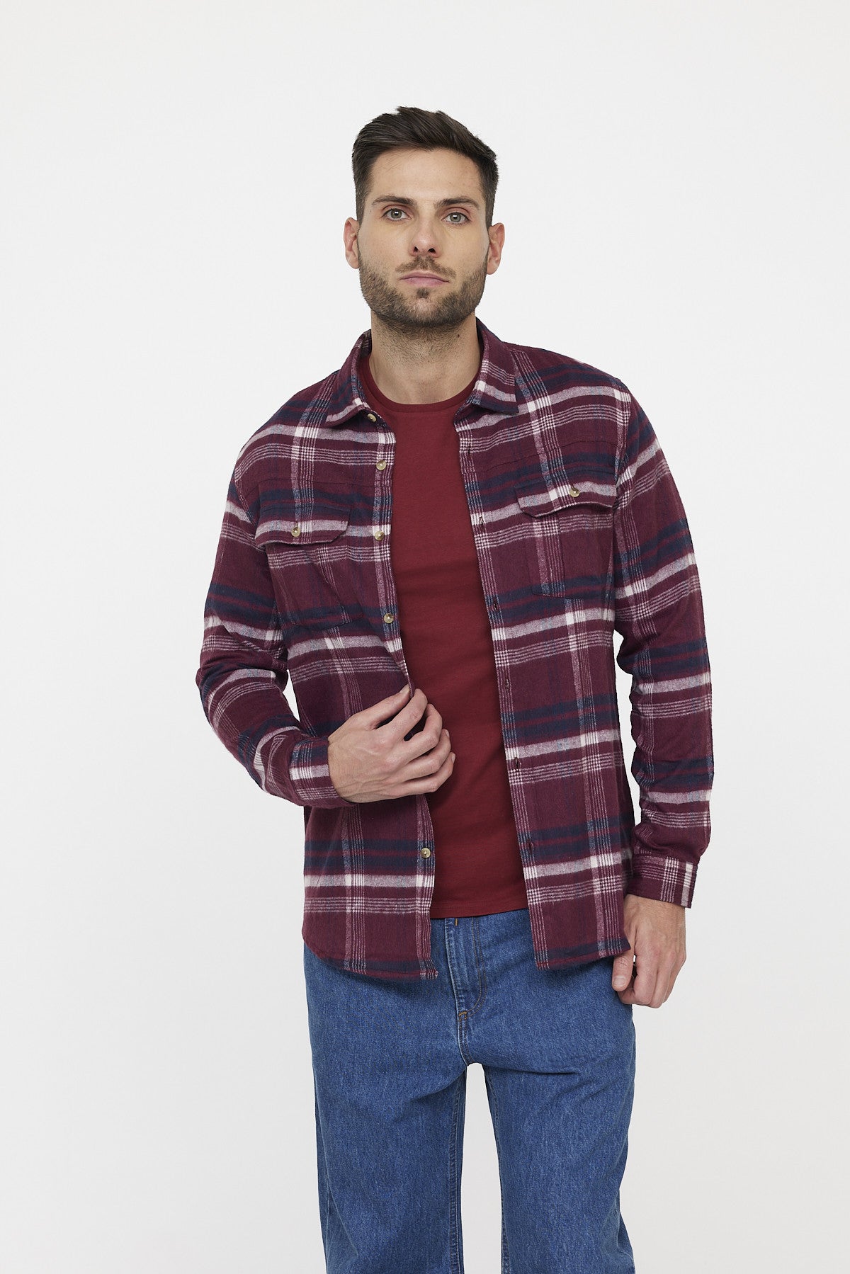 Chemise DESTU Red Wine