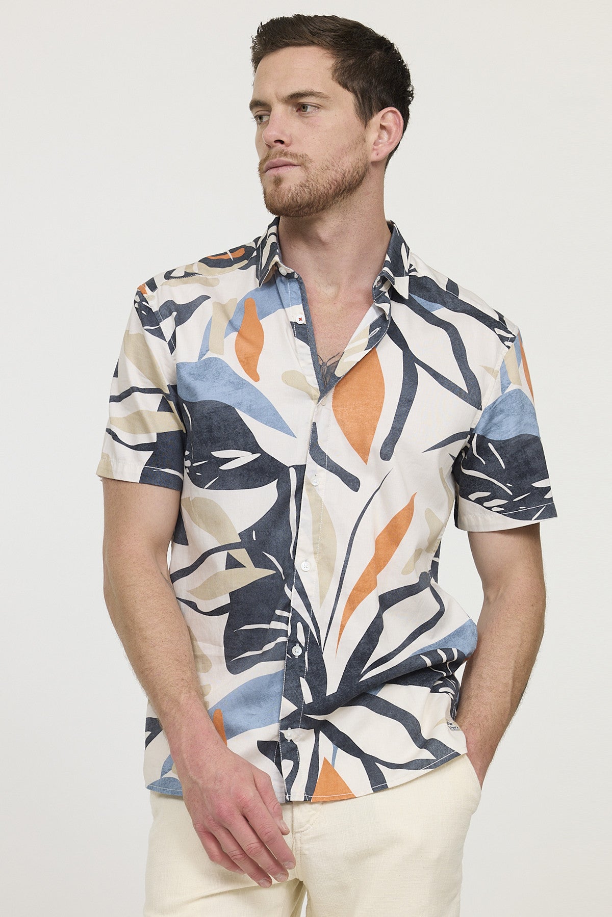 Chemise DOCCIO MC Marine