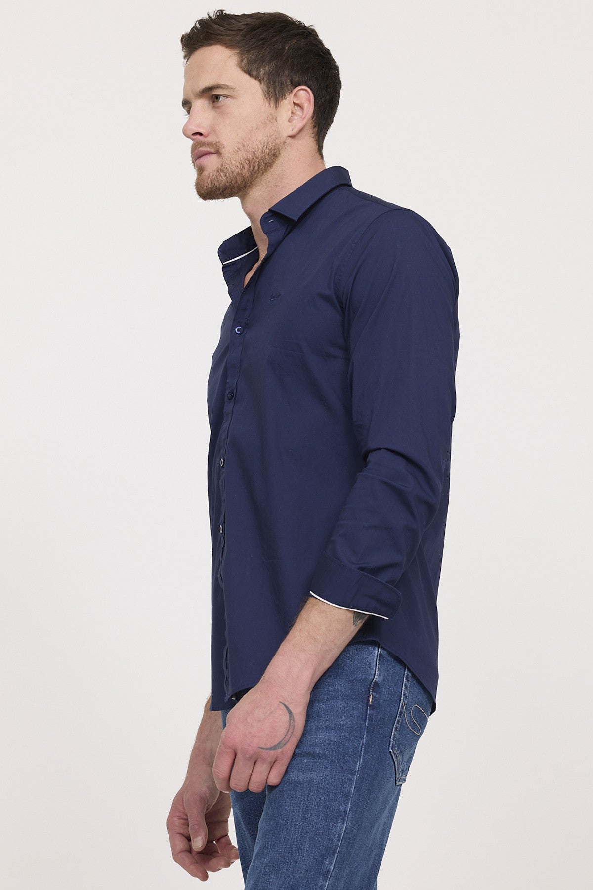 Chemise DOGINO ML Bleu marine